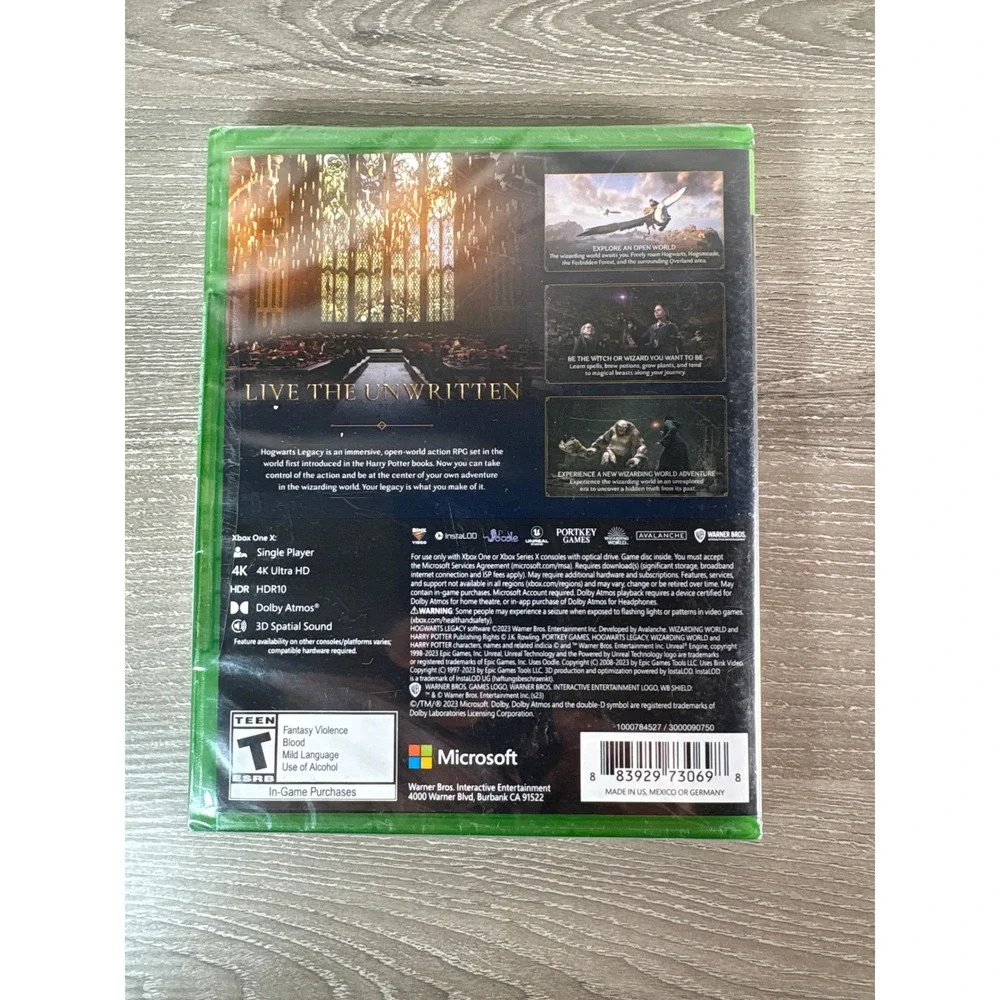 Hogwarts‎ Legacy Video Game for Xbox One New Sealed